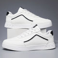 Skateboarding Shoes Men Flat Comfortable Leather Casual | SAMAG