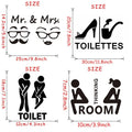 Waterproof Bathroom Home Art Door Decor Removable Wall Sticker Vinyl Poster Toilet Decals Fashion High Quality