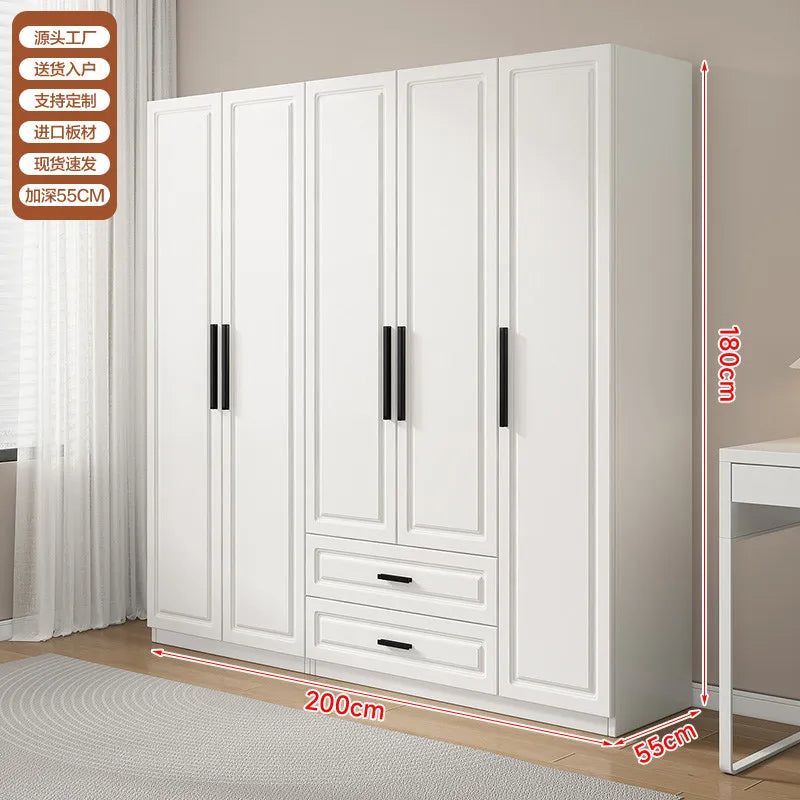 Dust Proof Modern Wardrobe Shelf Apartment Large Standing Wardrobe Minimalist Partition Vitrina Bedroom Furniture Accessories