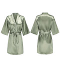 Women's Pure Short Silky Robes Bridesmaid Bride Party | SAMAG