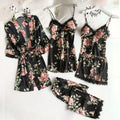 Pajamas for Women Summer Sexy Five-piece Set Suspender | SAMAG