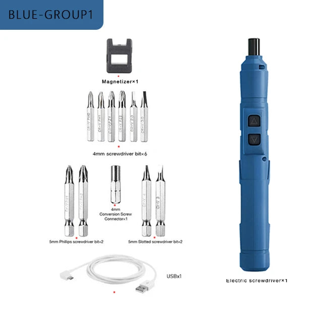 Cordless Electrical Screwdriver Mini Power Tools 3.6V Rechargeable Multifucntion Drill With 88pcs Bits Kits - View 10 | SAMAG