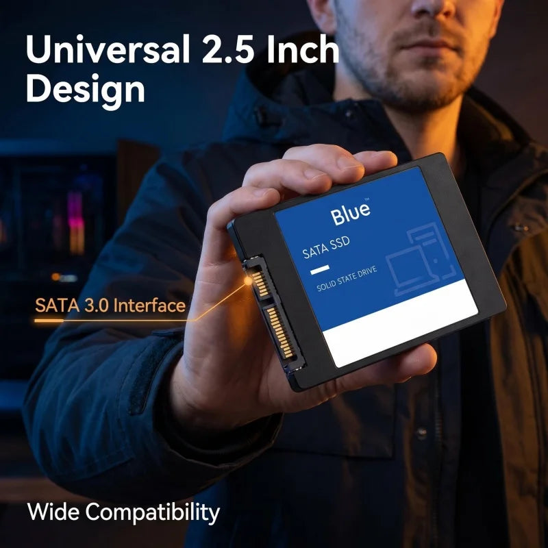 Original New 2.5-inch SATA3 SSD Internal Solid State Drive for Laptop Desktop - 120GB 240GB 500GB Hard Disk Option