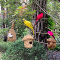 25/35cm Simulation Parrot Garden Decoration Creative Lawn Figurine Ornament Animal Bird Outdoor Garden Party Prop Decoration