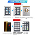 Anti - Theft Piggy Bank Key Lock Password Small Digital Safe Box Compact with Coin Slot Combination Security - View 6 | SAMAG