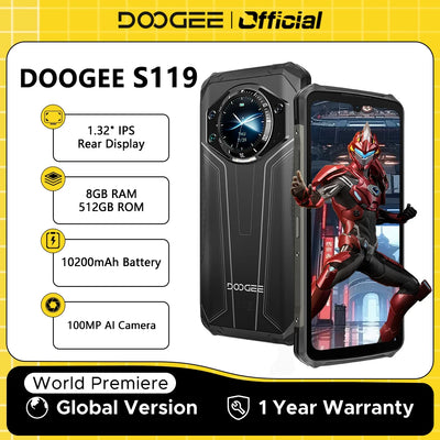 DOOGEE S119 Rugged Phone 6.72" FHD+ IPS Screen 8GB RAM | SAMAG