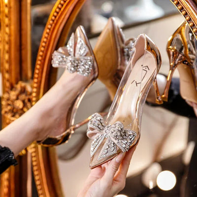 Spring and Autumn New Transparent High Heels Women's | SAMAG