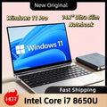 14.1 Inch Ultra Slim Gaming Laptop 32GB RAM 2TB SSD Intel Core i7 8650U Windows 11 1920x1080 HD Notebook PC Gamer