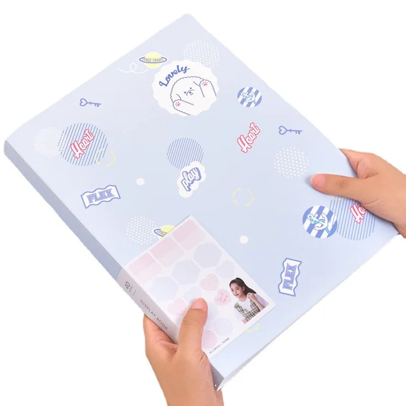 A4 Plastic Budget Binder File Folders For Documents 30/60 Pages Filing Products Office Supplies Desk Stationery Organizer