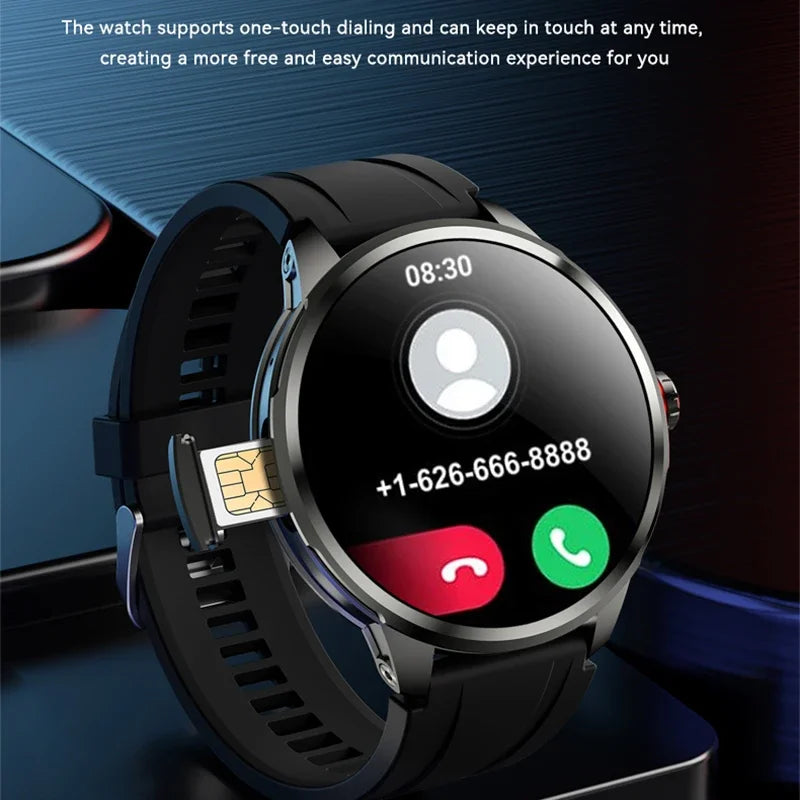 5G/4G Full Network Smart Watch 1.95 inch 720*720 Big Screen HD 8GB+128GB RAM Video Call Smartwatch Google Play WIFI GPS Sim Card