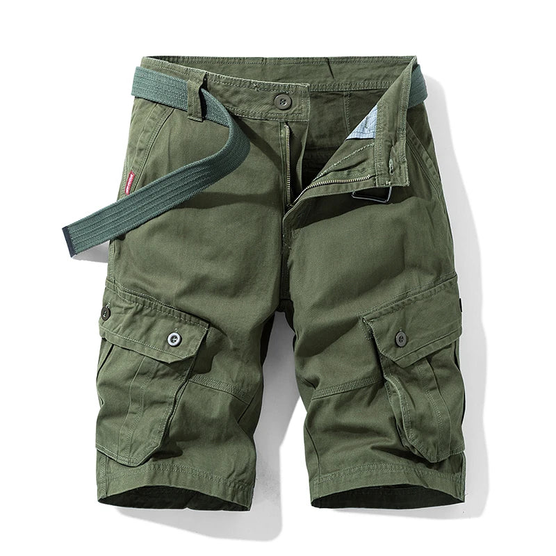 Men's Cargo Shorts Army Military Tactical Cotton Loose | SAMAG