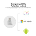 Lenovo Thinkplus USB C Type-C Micro SD Card Reader Memory Card Mini Metal TranFlash Adapter TF Card Reader For Type C Phone