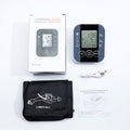 Medical Arm Blood Pressure Meter Tensiometers Tonometer Cuff Fever Thermometer Oximeter Heart Rate 3 IN 1 Set