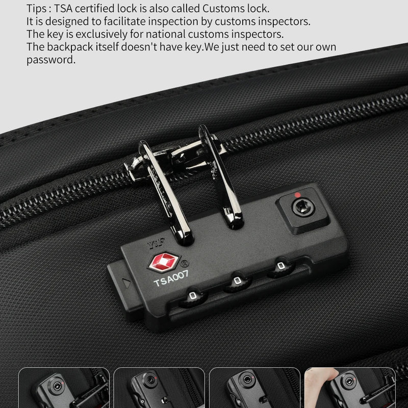 Tigernu Vacuum Backpacks Compression Travel Backpacks 15.6-17 Laptop Backpack Men TSA Anti Theft Backpacks Expandable Schoolbag