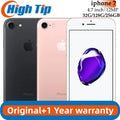 Unlocked Original Apple Iphone 7 4G 2G RAM 32GB/128GB/256GB ROM LTE Mobile Phone 4.7''12.0 MP Fingerprint Celular Smartphone