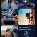 OnePus 4K Ultra HD Pocket Action Camera 360° Rotatable Vlog Wifi Sports Cam Waterproof Case Travel Bicycle Driver Recorder ﻿