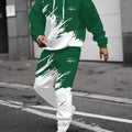 The new men's set for Spring and Autumn features street fashion casual comfort and soft 3D gradient pattern - View 4 | SAMAG