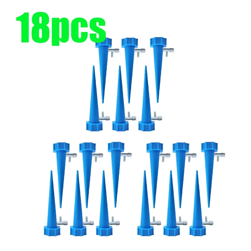 6/12/18/24/36pcs Drip Irrigation Flowers Garden Automatic Plants Pots Set Home Drippers Greenhouse Watering System Watering Can