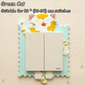 Lovely Cartoon Switch Stickers Luminous Socket Protective Cover Home Waterproof Wall Sticker Decorative Animal Switch Decoration