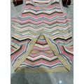 Metallic Striped Pleated Printed Pants Set for Women Fashion 2026 Summer New Slim Fit Elastic Vest + Straight Pants 2-Piece Set