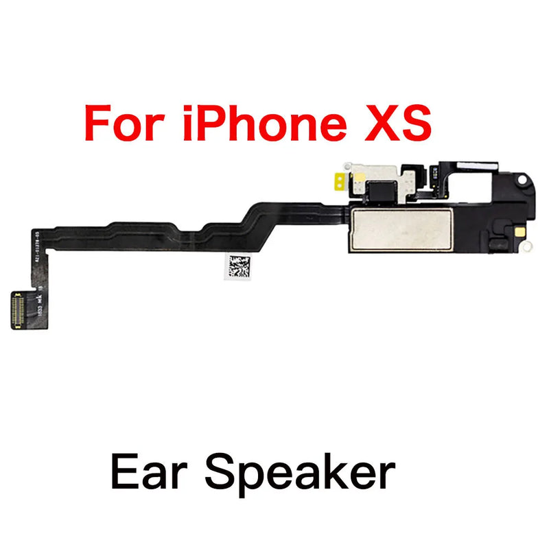 Front Ear Speaker With Flex Cable For iPhone X XR XS 11 Pro Max Top With Bottom Loud Speaker Replacement