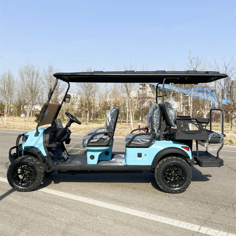 Wholesale CE Export Electric Golf Cart Golf Course Club 2/4/6/8 Seater Off-Road Solar Power Electric Golf Cart