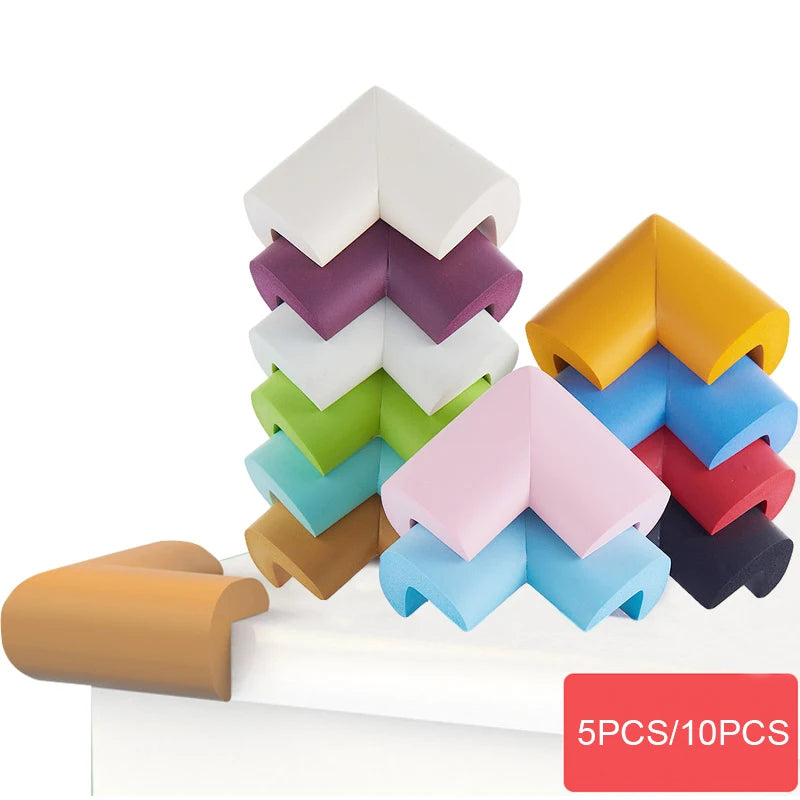 10Pcs Baby Safety Corner Home Soft Edge Corners Toddle Infant Safety Protection Furniture Protector Table Guards Cover