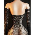 Erotic Babydoll Mini Dress Long Sleeve Off The Shoulder Sexy Costume Elegant Women's Bodycon Tights See-through Sexual Lingerie