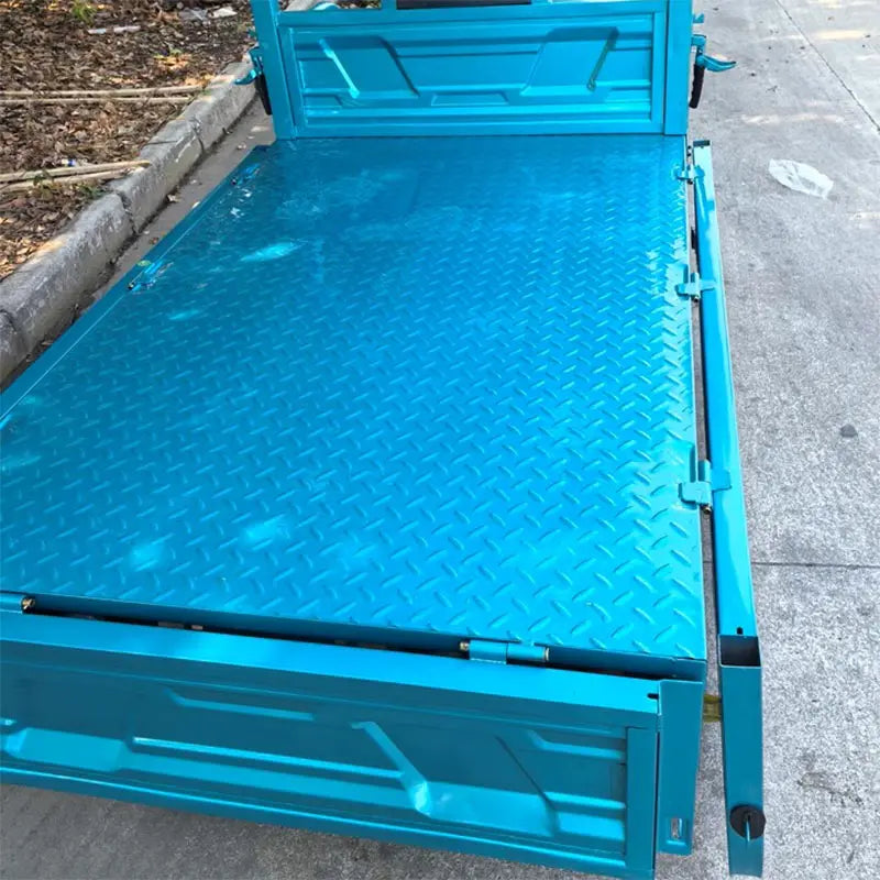 Electric Freight Tricycle 3 Wheel Motorcycle 1000W Motor 400kg Payload Steel Frame 2 Passengers Long-distance Travel China