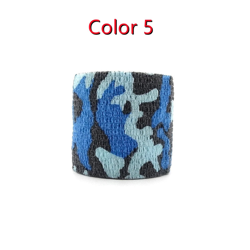 1 Roll U Pick 4.5m*5cm Waterproof Outdoor Camo Hiking Camping Hunting Camouflage Stealth Tape Wraps