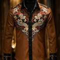 New 11 color men's long sleeved lapel shirt | SAMAG