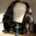 Body Wave Bob Human Hair Wigs 100 Black Bobs Lace Frontal Wigs 13x4 13x6 Glueless Lace Wig 7x5 Closure Raw Peruvian Black Wig