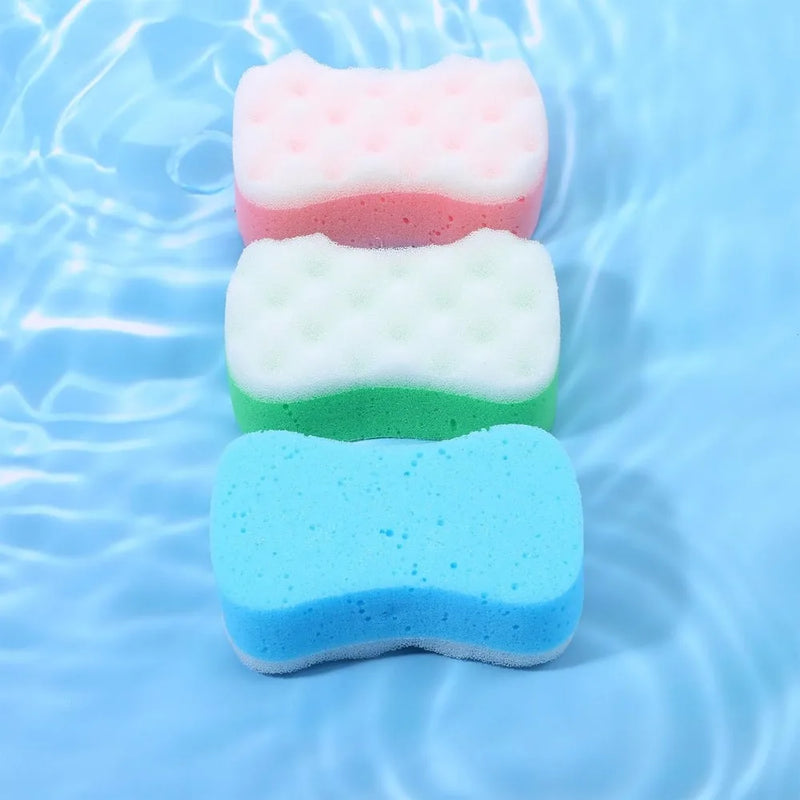 1/3Pcs Bath Sponge Women/Men Exfoliating Body Sponges Bath Sponges Pouf Foam Loofahs Sponge To Spa Reusable Bathing Accessories