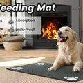 S（little kitten ）、M、L bsorbent Pet Feeding Mat, Waterproof Placemat for Dog & Cat Food & Water Bowls, Quick-Dry Rubber Backing