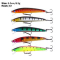 Mixed Minnow Fishing Lures Hard Bait Crankbaits Bass | SAMAG