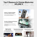 Blackview XPLORE 2 5G Rugged Smartphone 20000mAh Battery 120W Fast Charge 6.73" AMOLED 12GB+256GB/ 16GB+1TB 50MP Camera NFC