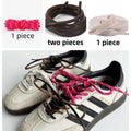 Length 100cm DIY Freedly Round Leather Colorful MIU Shoelaces Canvas Casual  Boots Shoe Laces Rope Shoestrings