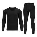 2-piece Men's Autumn/Winter V-neck Fashionable Casual Warm Suit Comfortable Sports And Fitness Long Sleeved Top Versatile Pants