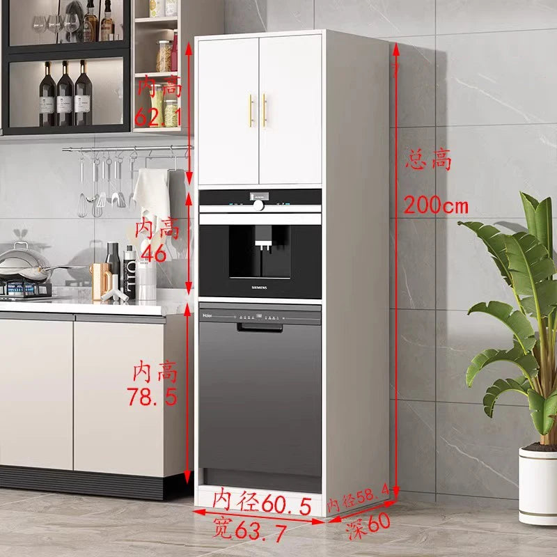 XWJ Kitchen Built-in Dishwasher Cabinet Steam Oven Cabinet Microwave Cabinet Disinfection