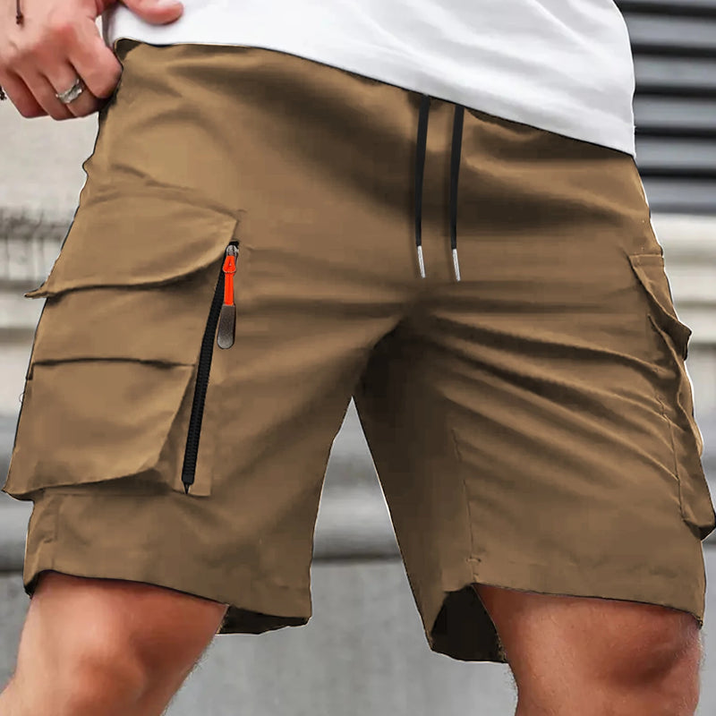 UETEEY Summer Casual Cargo Shorts Men Outdoor Travel | SAMAG