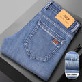 Fashion Light Blue Slim Straight Jeans Men's Spring | SAMAG