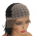 Synthetic Lace Front Wigs For Woman Short Bob Wig with Bangs Braided Wigs Women Daily Party Cosplay Woman Wigs Black Gray