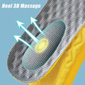 4Pcs Soft Latex Memory Foam Insoles Women Men Sport Running Foot Support Shoe Pad Breathable Orthopedic Feet Care Insert Cushion