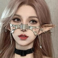 Exaggerate Cyberpunk Luxury Women Mask Fashion Metal Chain Nose Face Ornament Trendy Jewelry Masquerade Accessories Gifts