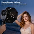 Ulanzi FOLD QS30 30cm Octagonal Softbox Mini Bowens Mount Quick Release Diffuser for Photography Studio Lightning