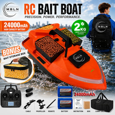 GPS RC Bait Boat with 40 Points, Smart Return, Long | SAMAG