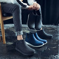 New Fashion Men's Rain Boots Rubber Boots Platform Ankle Boots 2025 Summer Slip on Couples Booties Men Work Shoes Botines Mujer
