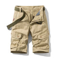 Men Cotton 100% Cargo Shorts New Summer Man Multi Pockets | SAMAG