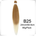 Pre Stretched Braiding Hair 26inch Kanealon for Braids Yaki Straight Synthetic Braids Hair Extension Expressions Braiding Hair