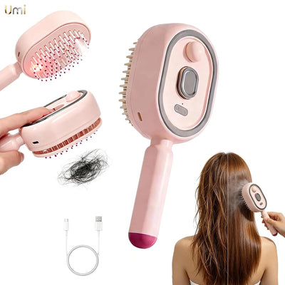 Electric Spray Air Cushion Comb for Women Retractable | SAMAG